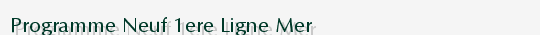 Programme Neuf 1ere Ligne Mer